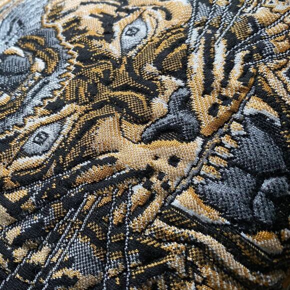 Zara Men's - Tiger Jacquard Quilted Sweater - Excellent! - Picture 14 of 16